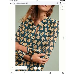 Anthropologie Ottod’ame Femme Tie Neck Dress US 8 Naked Women Made in Italy